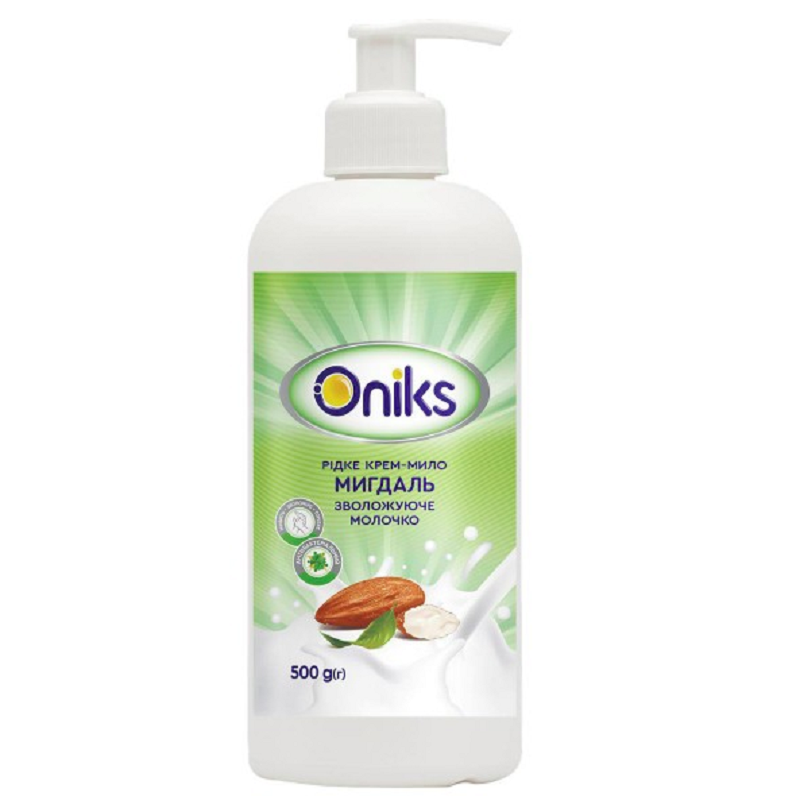 Oniks р/крем-мило 500гр мигдаль-зволожуюче молочко